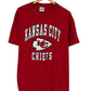 Vintage 90's Kansas City Chiefs NFL Logo Graphic Tee Size XL