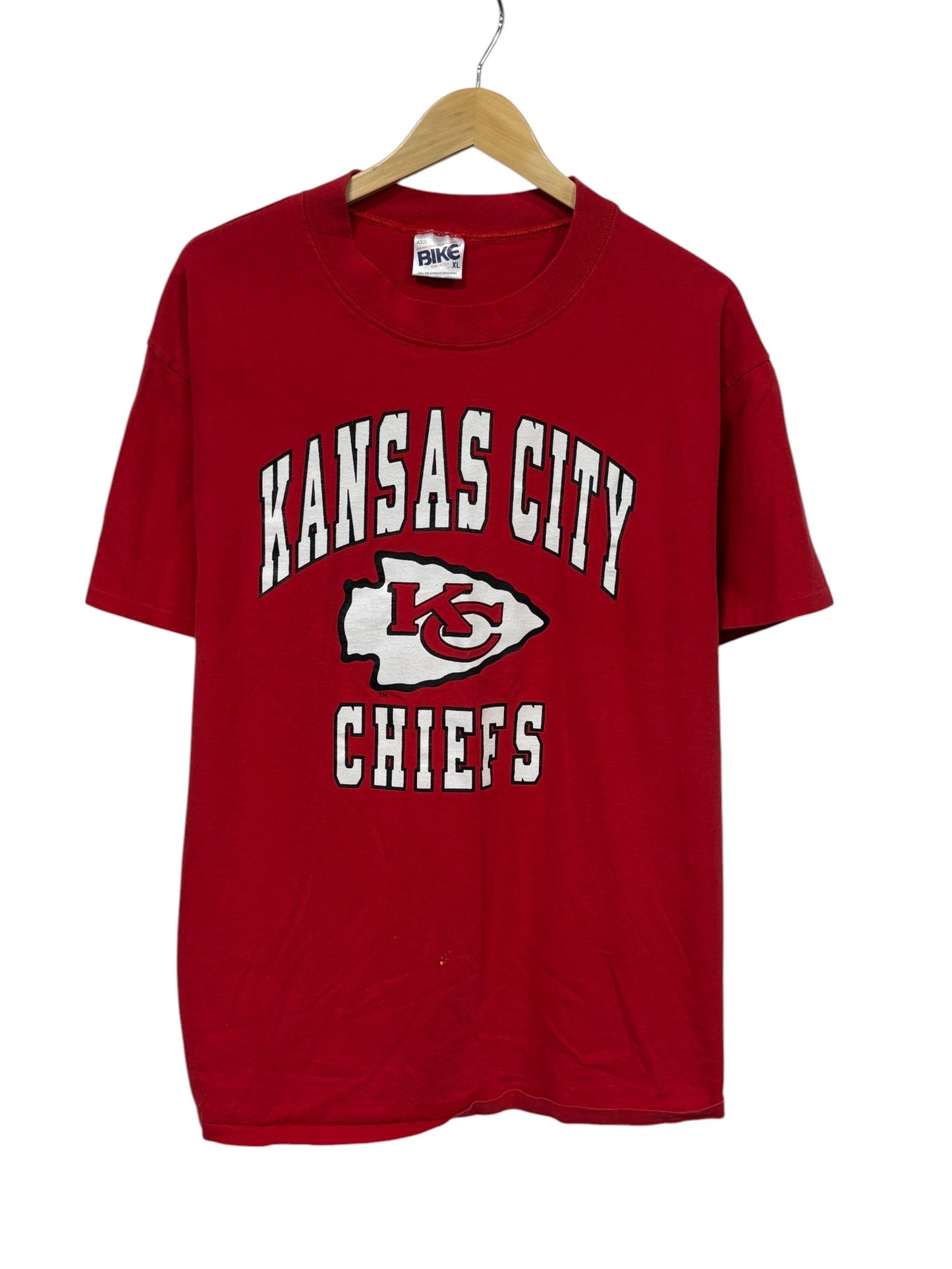 Vintage 90's Kansas City Chiefs NFL Logo Graphic Tee Size XL