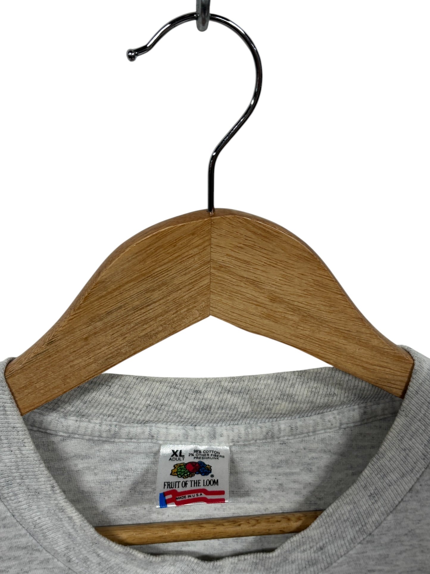 Vintage 90's Scandinavian Fishing Lutefisk Funny Graphic Tee Size XL