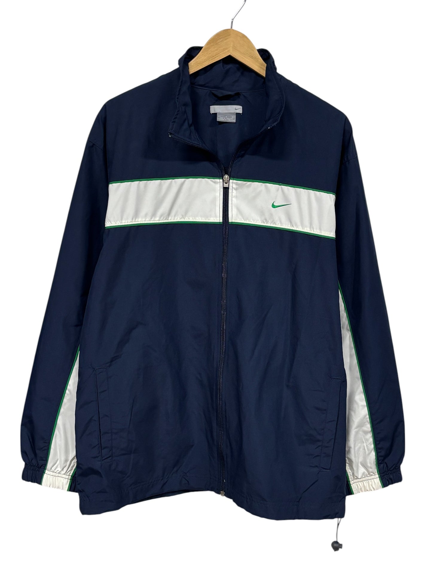 Vintage Nike Blue Zip Up Lightweight Jacket Size Large