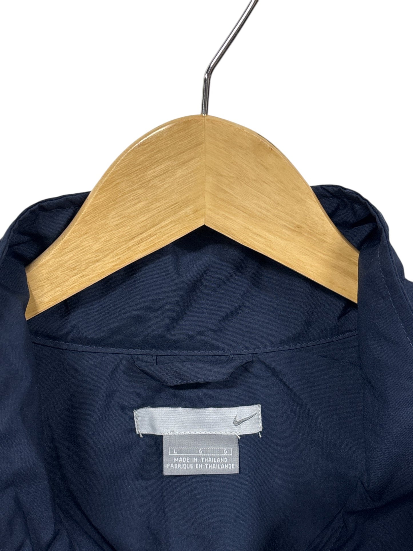 Vintage Nike Blue Zip Up Lightweight Jacket Size Large