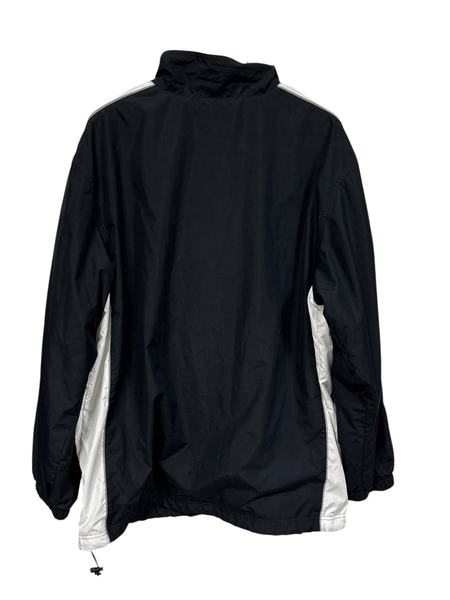 Vintage Nike Black White Full Zip Windbreaker Jacket Size XL