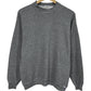 Vintage 90's Russell Athletic Made in USA Grey Blank Sweater Size Medium