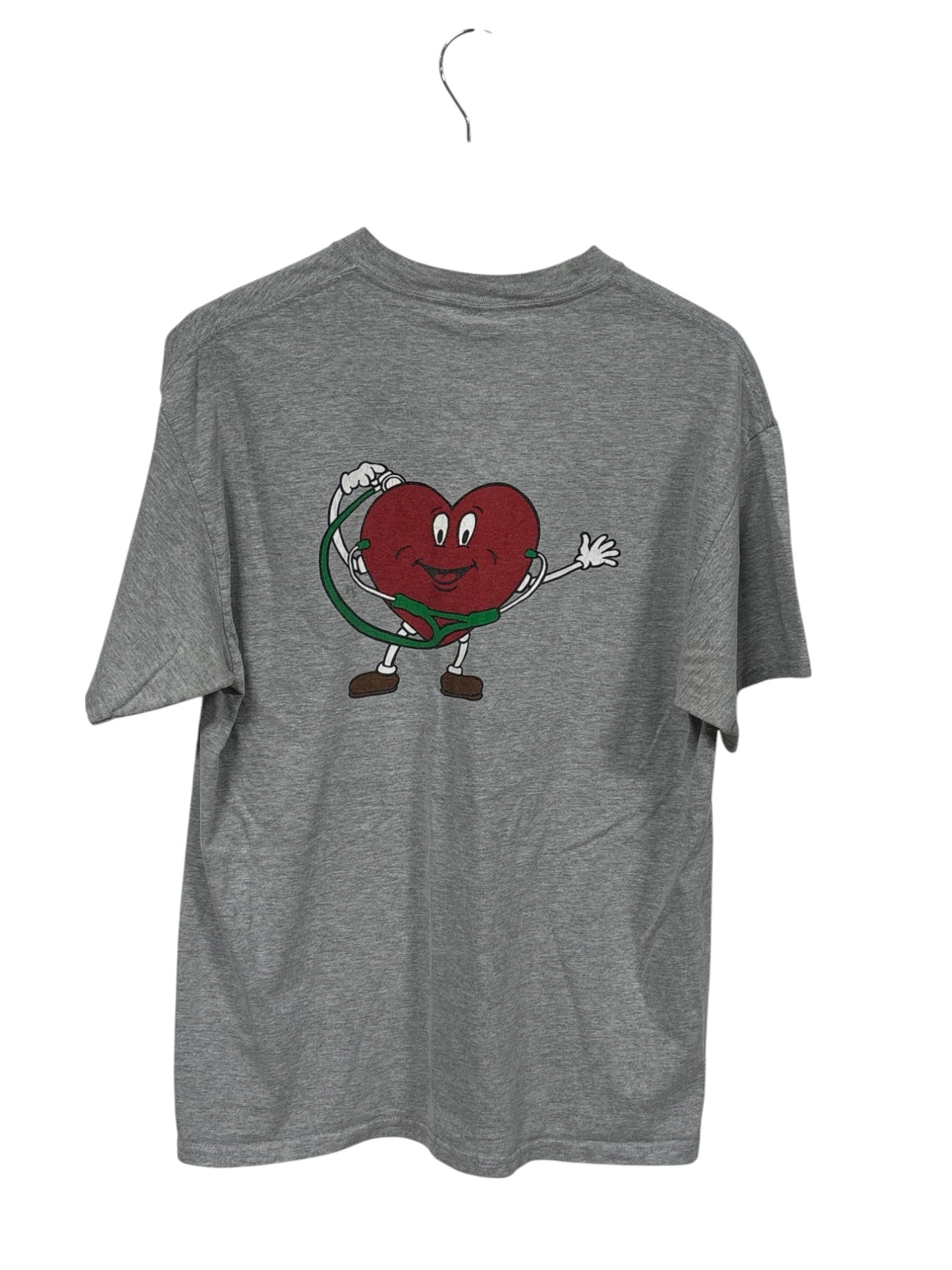 Vintage Blood Drive Heart Cartoon Graphic Tee Size Large