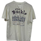 Vintage 90's Buckle Jeans Clothing Company Graphic Tee Size Large