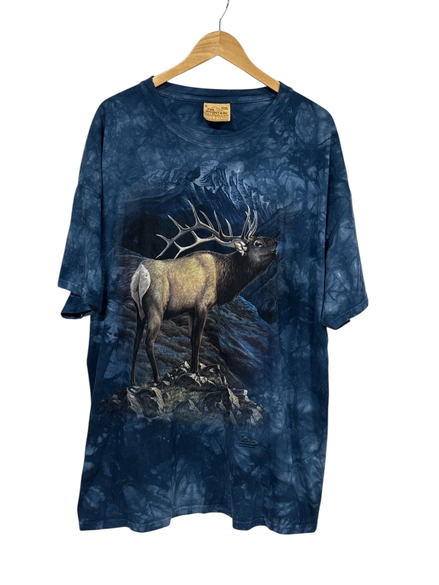 Vintage The Mountain Elk Big Print Nature Graphic Tee Size 3XL
