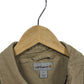 Carhartt Insulated Brown Button Up Heavy Work Shirt Size Large