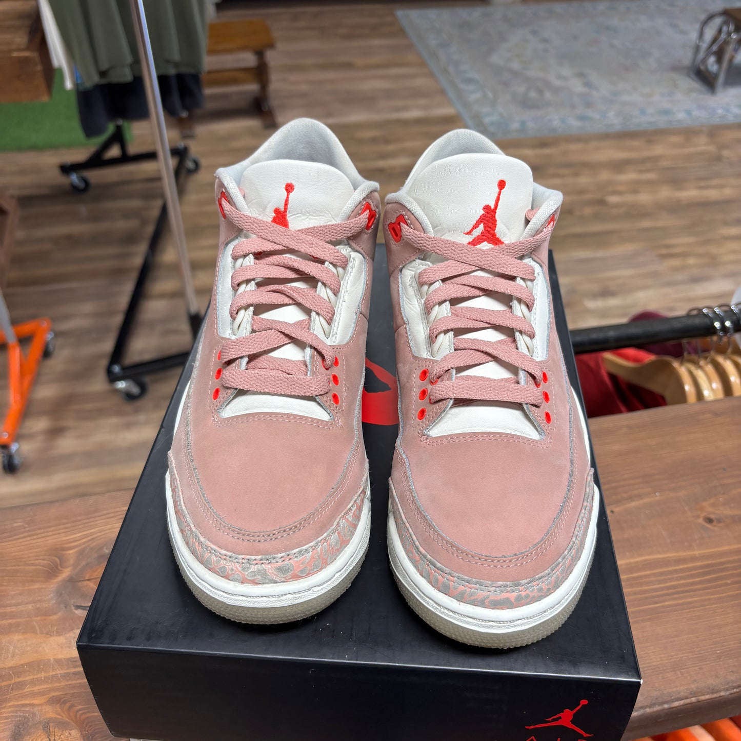 Jordan 3 'Rust Pink' Size 9W/7.5M