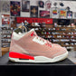 Jordan 3 'Rust Pink' Size 9W/7.5M