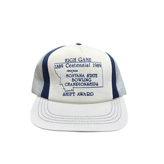 Vintage 1989 Montana Centennial State Bowling Championship Hat