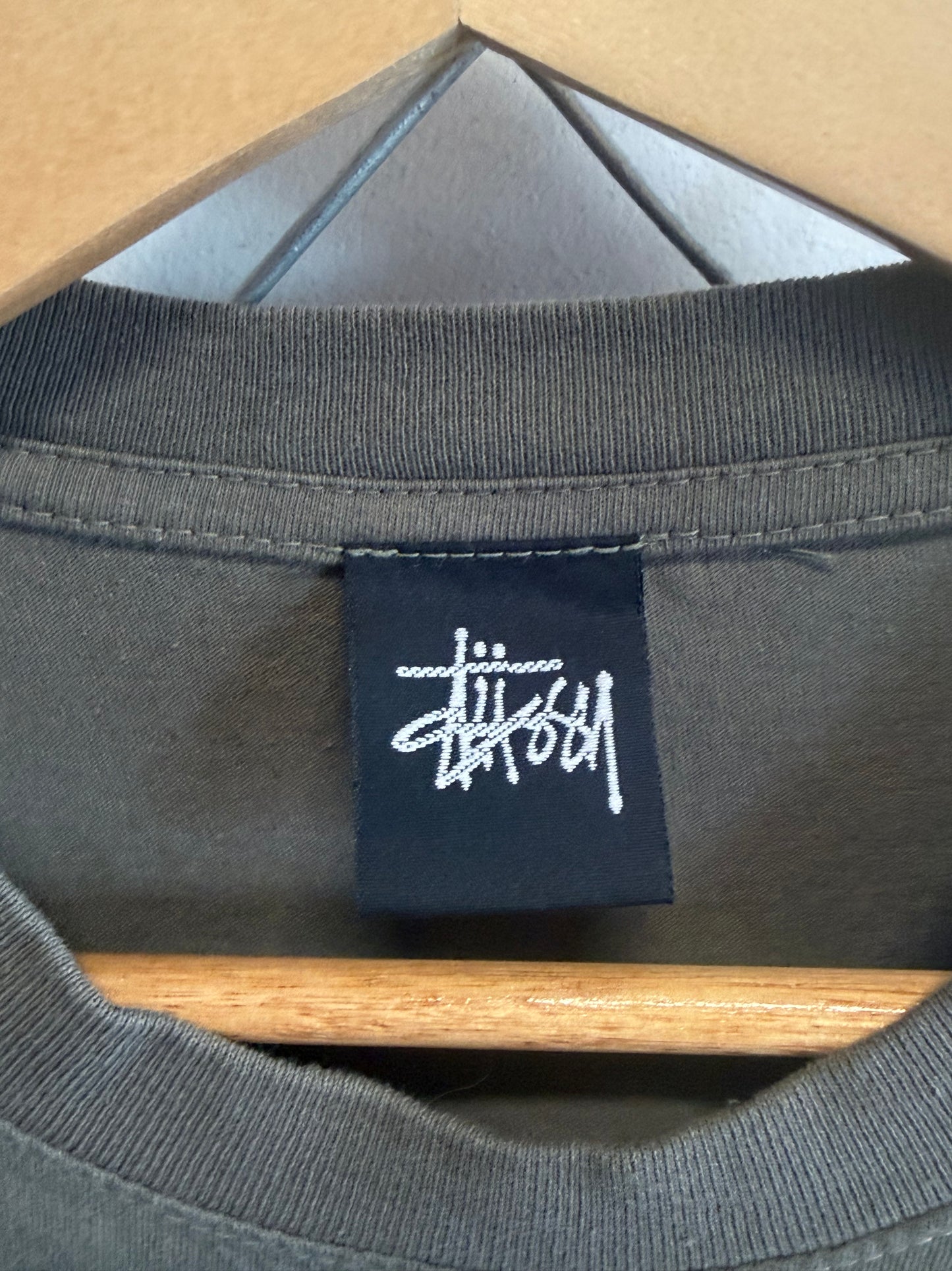 Stussy Liquid Metal Skate Streetwear Graphic Tee Size Medium