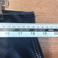 Vintage Y2K JNCO Black Denim Five O Crime Scene Jeans Size 36x24