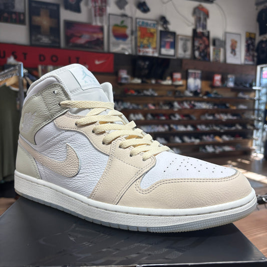 Jordan 1 Mid 'White Sea Glass' Size 11.5