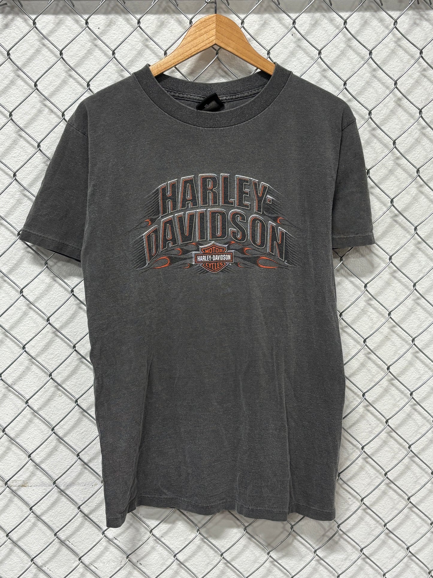 Harley Davidson Classic Motorcycles Grey Biker Graphic Tee Size Medium