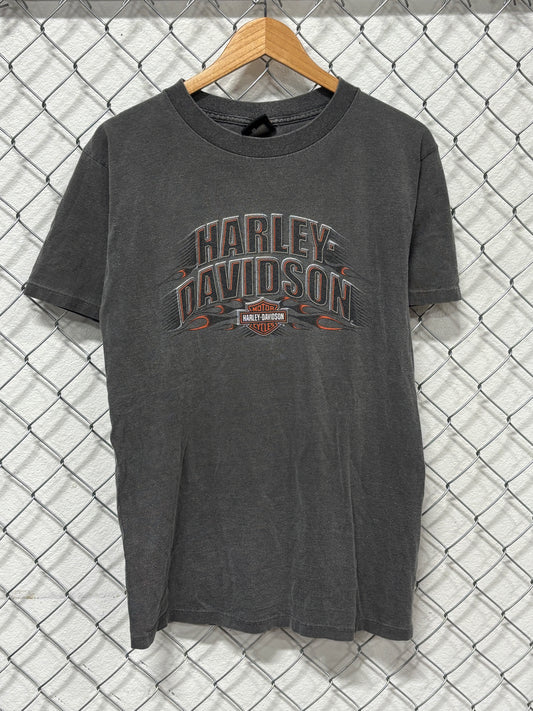 Harley Davidson Classic Motorcycles Grey Biker Graphic Tee Size Medium