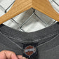 Harley Davidson Classic Motorcycles Grey Biker Graphic Tee Size Medium