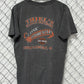 Harley Davidson Classic Motorcycles Grey Biker Graphic Tee Size Medium