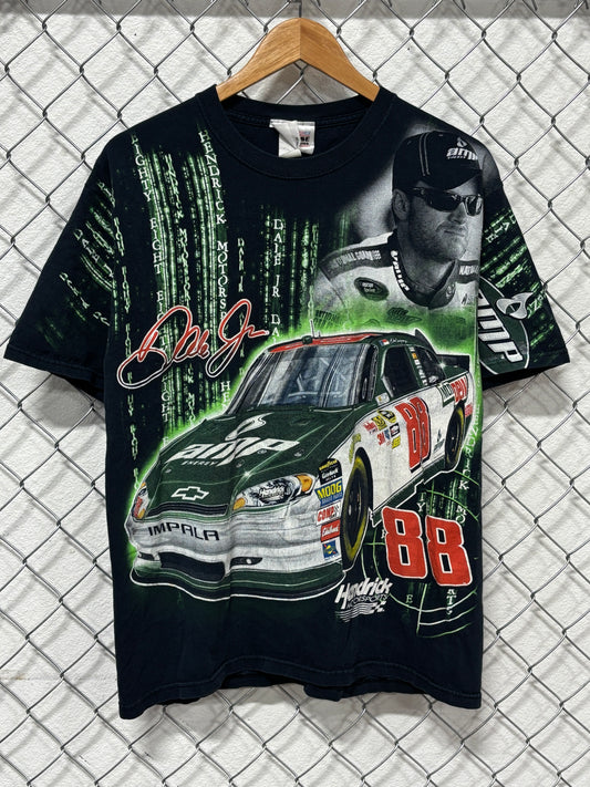 Dale Earnhardt Jr #88 NASCAR Racing All Over Print Tee Size Large