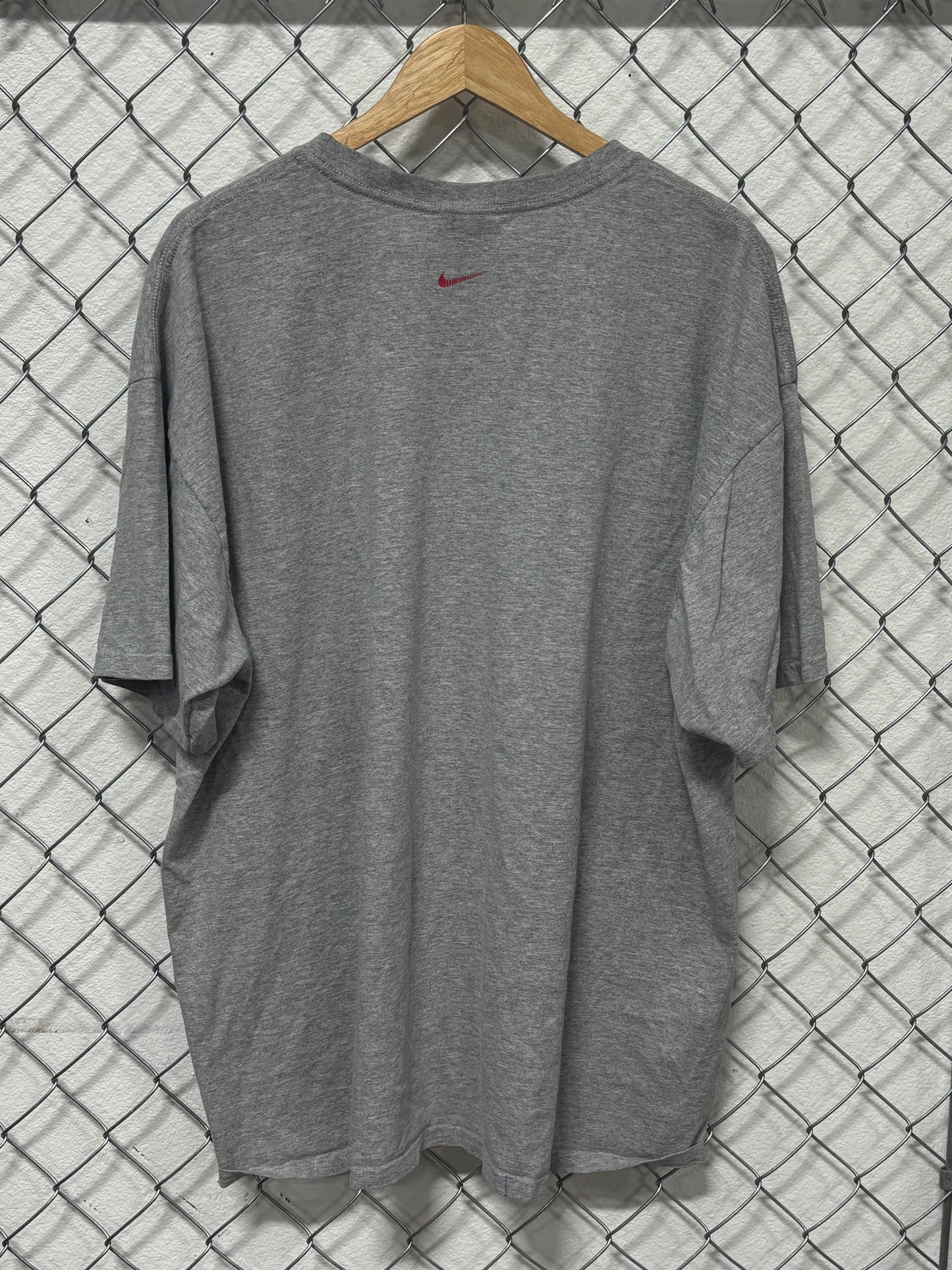 Vintage Y2K Nike Play Hard Football Swoosh Graphic Tee Size XXL