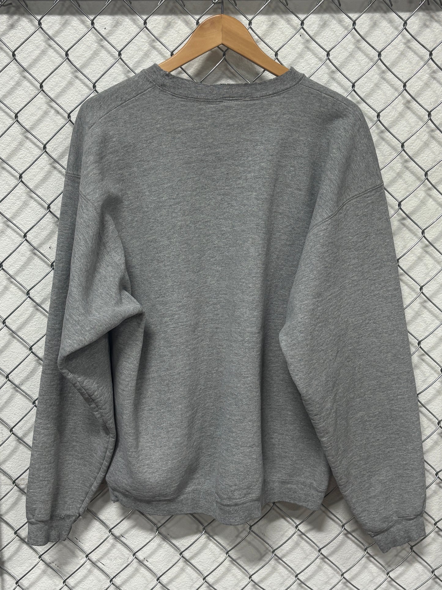 Vintage 90's Rocke Gear Montana Grey Crewneck Sweater Size Large