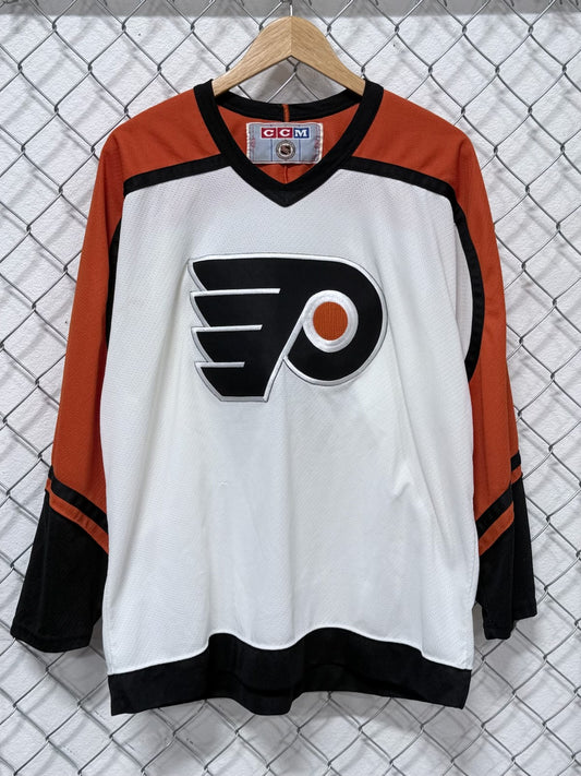 Vintage CCM Philadelphia Flyers Hockey NHL Jersey Size Large