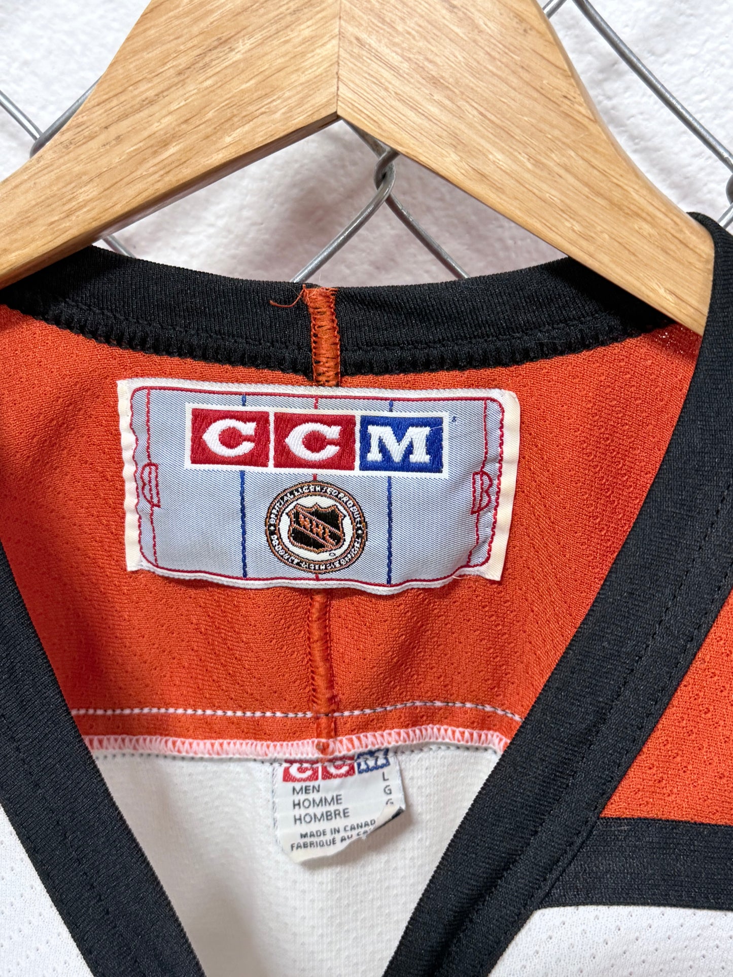 Vintage CCM Philadelphia Flyers Hockey NHL Jersey Size Large