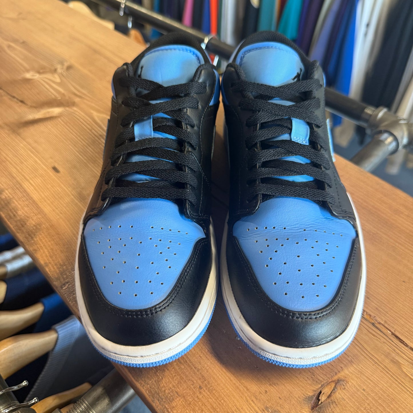 Jordan 1 Low 'University Blue Black' Size 10.5
