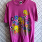Vintage 90's Looney Tunes Tweety Bird Flowers Cartoon Tee Size Large