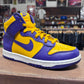 Nike Dunk High 'Lakers' Size 7Y