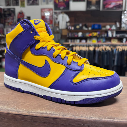Nike Dunk High 'Lakers' Size 7Y