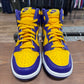 Nike Dunk High 'Lakers' Size 7Y