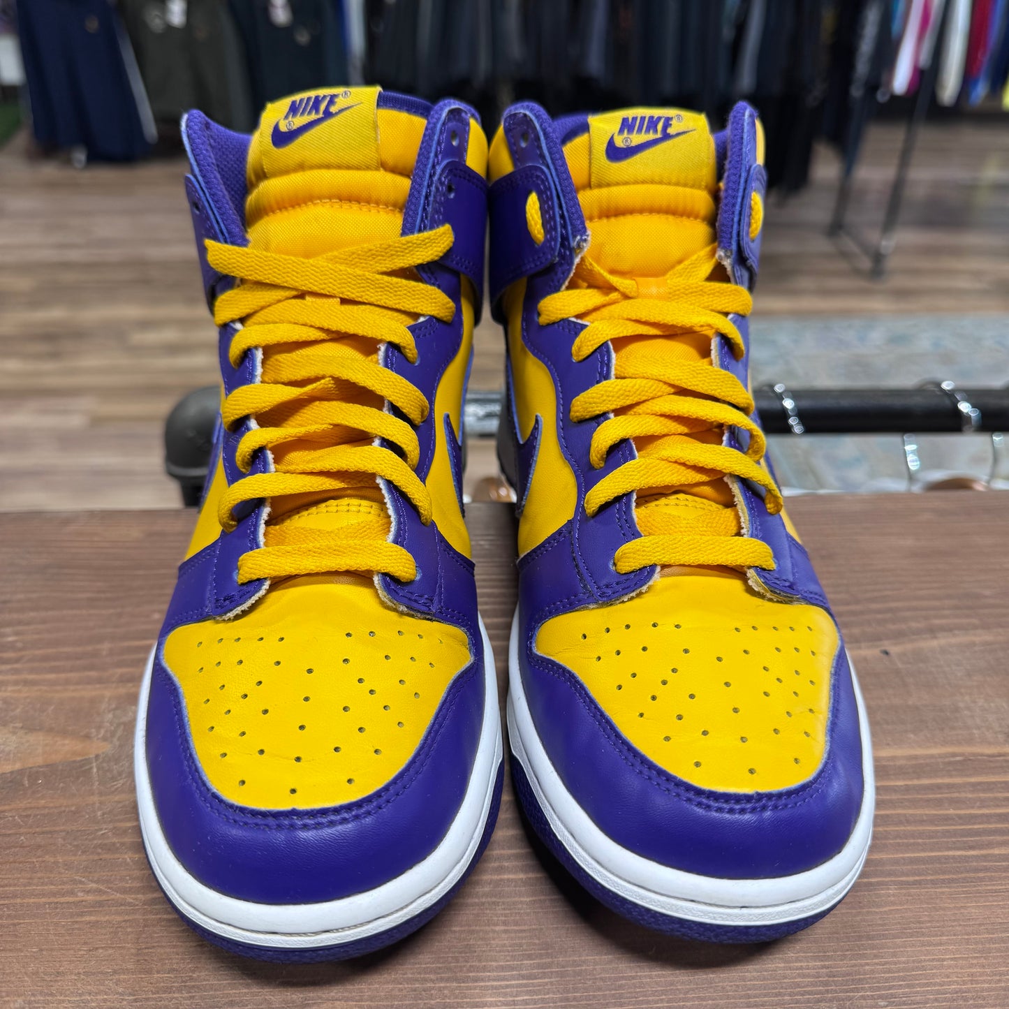 Nike Dunk High 'Lakers' Size 7Y
