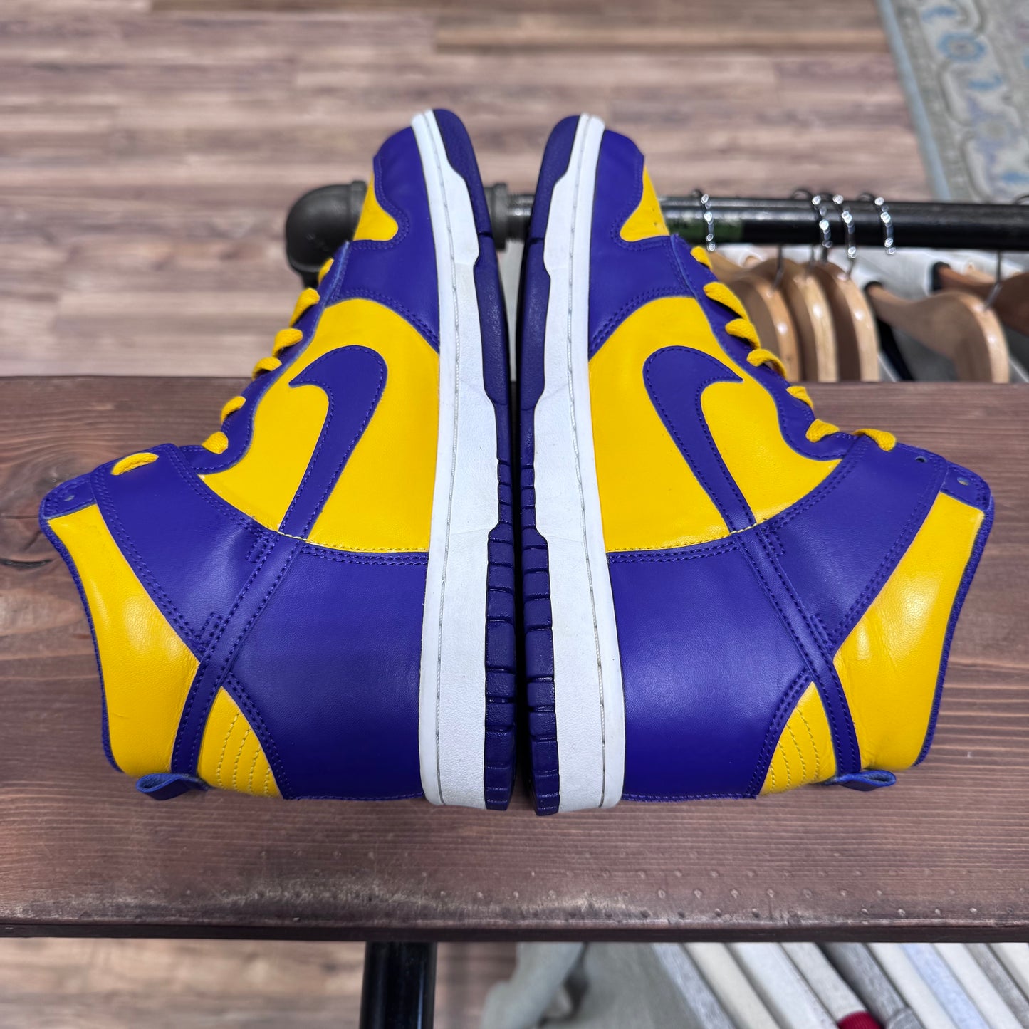 Nike Dunk High 'Lakers' Size 7Y