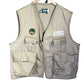 Vintage Saftback Hunting Cargo Zip Up Vest Size XXL