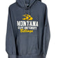 Vintage 00's Montana State University Billings Hoodie Pro Weave Size Large