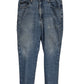 Vintage LL Bean Flannel Lined Light Wash Denim Jeans Size 37x30