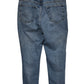 Vintage LL Bean Flannel Lined Light Wash Denim Jeans Size 37x30