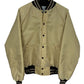 Vintage 1989 North Dakota Centennial Bison Nylon Bomber Jacket Size Medium