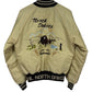 Vintage 1989 North Dakota Centennial Bison Nylon Bomber Jacket Size Medium