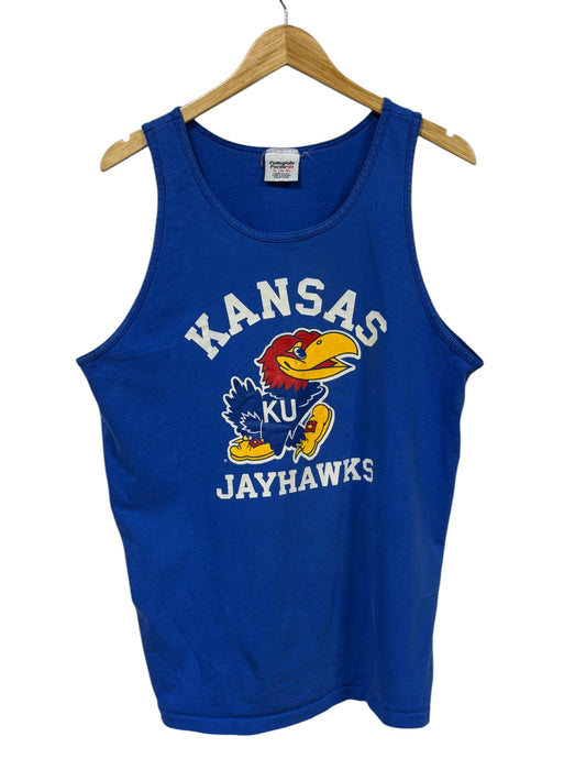 Vintage 90's Kansas University Jayhawks Tank Top Shirt Size XL