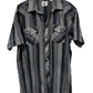 Vintage Corral West Ranch Wear Pearl Snap Short Sleeve Button Up Size XL