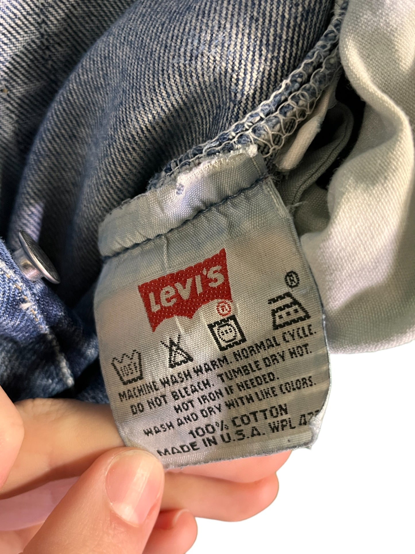 Vintage Levi's 501 Made in USA Medium Wash Straight Leg Jeans Size 31x33