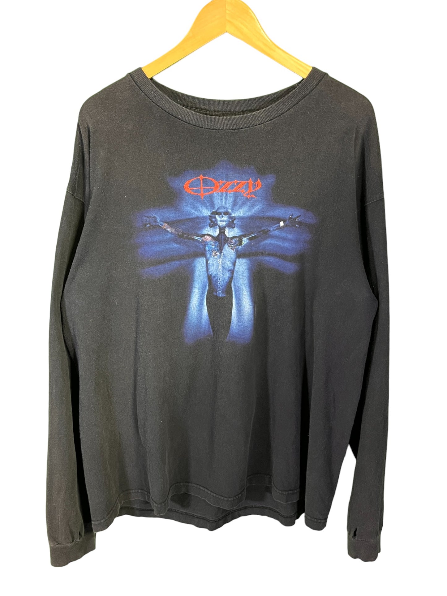 Vintage 2001 Ozzy Osbourne Black Sabbath Long Sleeve Graphic Shirt Size XXL