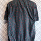 Quiksilver Floral Print Short Sleeve Button Up Shirt Size Large