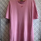 Vintage Nike Tonal Pink Center Swoosh Tee Size Large