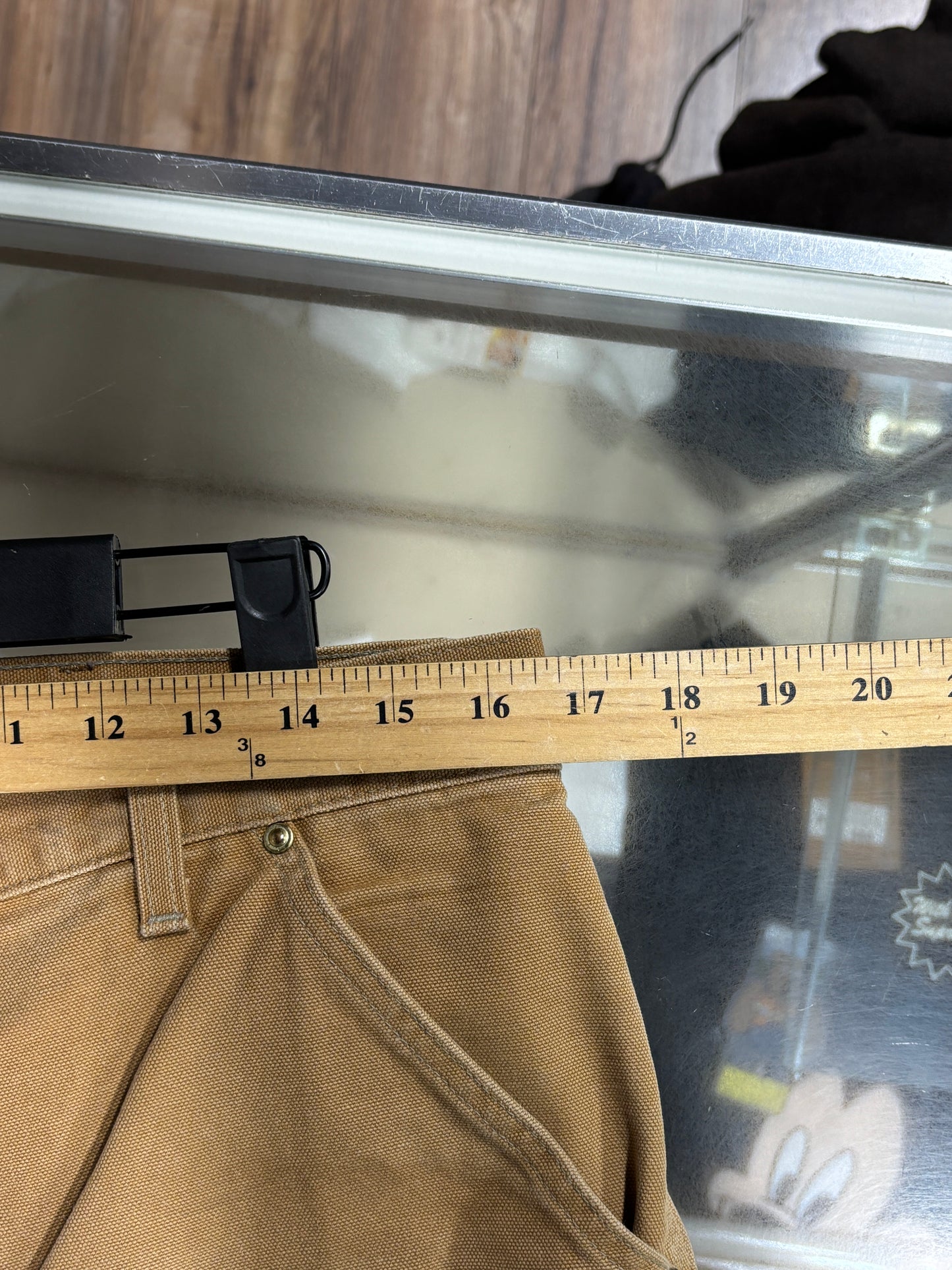 Vintage Carhartt Brown Double Knee Carpenter Pants Size 33x32
