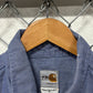 Carhartt FR Light Blue Button Up Work Shirt Size XL