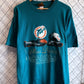 Vintage 90's Nutmeg Miami Dolphins NFL Graphic Tee Size XL
