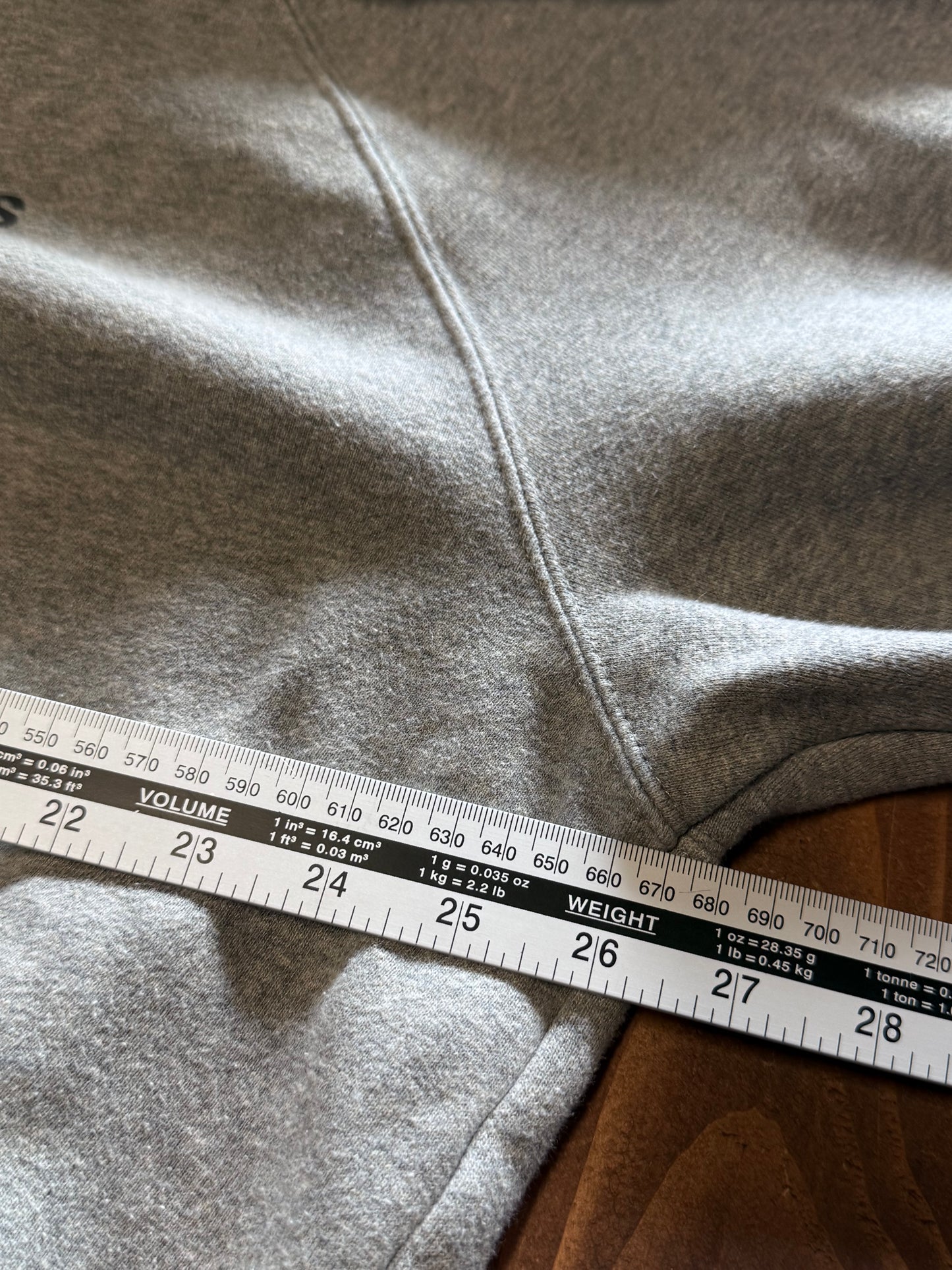 Fear of God Essentials Grey Pullover Hoodie Size Medium