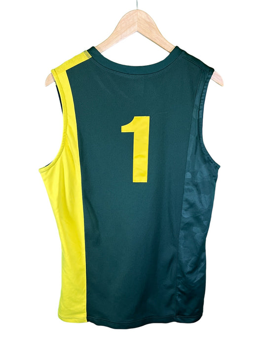 Vintage 00's Nike University of Oregon #1 Basketball Jersey Size Medium